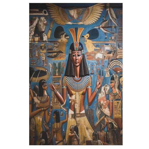 Ägyptische Mythologie Holzpuzzle Für Erwachsene Teenager Stress Abbauen Familien-Puzzlespiel Poster 1000-teiliges Puzzle Kinder Lernspiel 78×53cm Ägyptische Mythologie Holzpuzzle Für Erwachsene Teenager Stress Abbauen Familien-Puzzlespiel Poster 1000-teiliges Puzzle Kinder Lernspiel 78×53cm von DCCCY