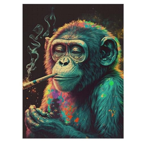 AFFE 500 Teile Premium-Puzzles Für Erwachsene Kinder- Holzpuzzles Spaß Und Lernspiele - Perfekte Puzzle-Geschenke 55×41cm AFFE 500 Teile Premium-Puzzles Für Erwachsene Kinder- Holzpuzzles Spaß Und Lernspiele - Perfekte Puzzle-Geschenke 55×41cm von DCCCY