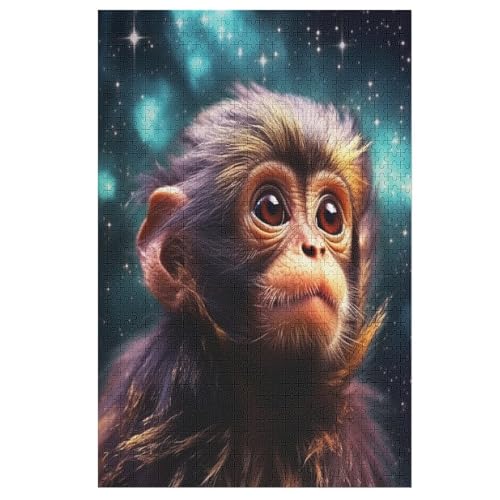 AFFE Puzzle 1000 Teile, Holzpuzzle Für Erwachsene Kinder, Impossible Puzzles, GesKükenlichkeitsspiel Für Die Ganze Familie 78×53cm AFFE Puzzle 1000 Teile, Holzpuzzle Für Erwachsene Kinder, Impossible Puzzles, GesKükenlichkeitsspiel Für Die Ganze Familie 78×53cm von DCCCY