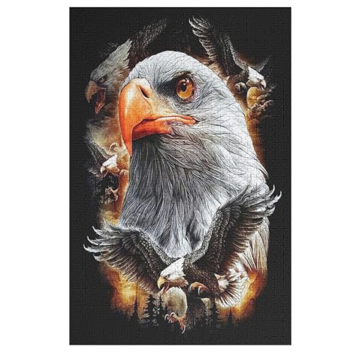 Adler Holzpuzzle - 1000 Teiliges Jigsaw Knobelspiel - Puzzle Für Erwachsene & Kinder - Outdoor & Reisespielzeug 78×53cm Adler Holzpuzzle - 1000 Teiliges Jigsaw Knobelspiel - Puzzle Für Erwachsene & Kinder - Outdoor & Reisespielzeug 78×53cm von DCCCY