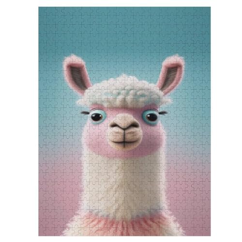 Alpaca 500 Teile Puzzles Für Erwachsene Holzpuzzle Familienpuzzlespiel Stressabbau-Puzzle Für Kinder Ab 12 Jahren 55×41cm Alpaca 500 Teile Puzzles Für Erwachsene Holzpuzzle Familienpuzzlespiel Stressabbau-Puzzle Für Kinder Ab 12 Jahren 55×41cm von DCCCY