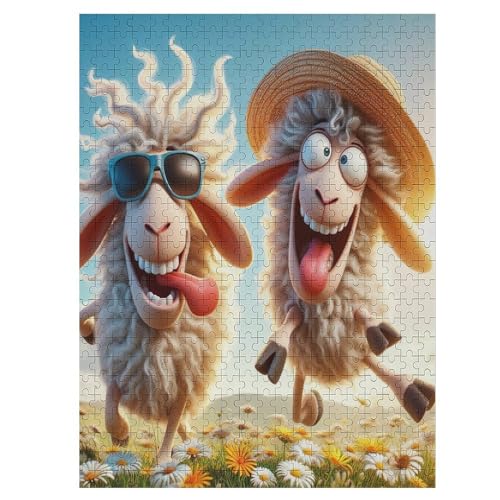 Alpaca Holzpuzzle - 500 Teiliges Jigsaw Knobelspiel - Puzzle Für Erwachsene & Kinder - Outdoor & Reisespielzeug 55×41cm Alpaca Holzpuzzle - 500 Teiliges Jigsaw Knobelspiel - Puzzle Für Erwachsene & Kinder - Outdoor & Reisespielzeug 55×41cm von DCCCY