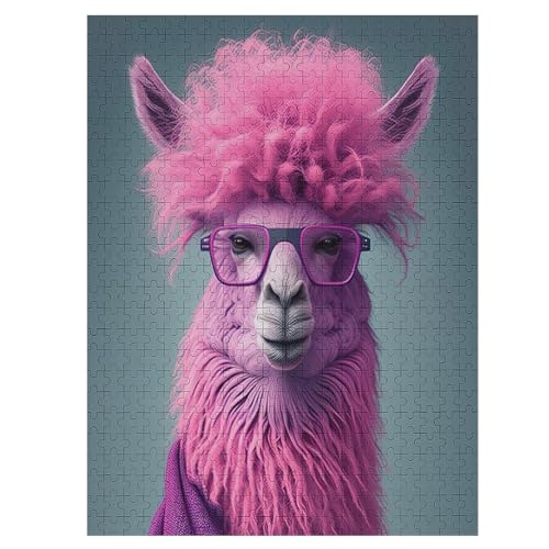 Alpaca-Puzzlespiel Aus Holz, 500 Puzzleteile, Puzzle Für Teenager Und Erwachsene, Kreatives Spielzeug, Puzzles, 55×41cm Alpaca-Puzzlespiel Aus Holz, 500 Puzzleteile, Puzzle Für Teenager Und Erwachsene, Kreatives Spielzeug, Puzzles, 55×41cm von DCCCY