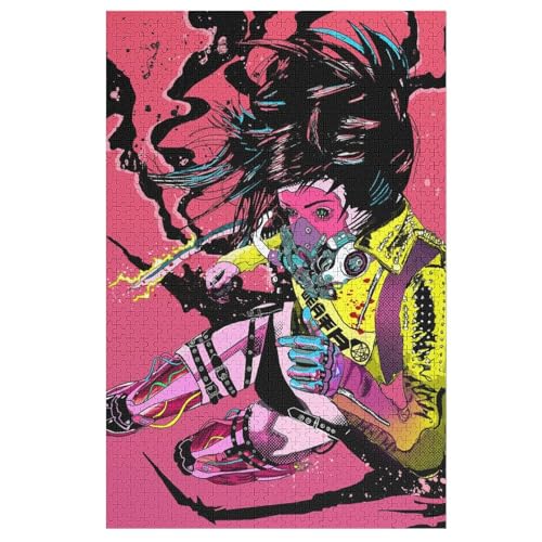 Aquatic Cyber Witch-Puzzlespiel Aus Holz, 1000 Puzzleteile, Puzzle Für Teenager Und Erwachsene, Kreatives Spielzeug, Puzzles, 78×53cm von DCCCY