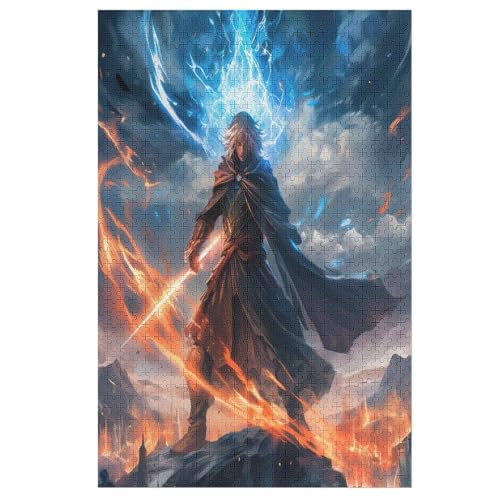 Aschemagier-Puzzlespiel Aus Holz, 1000 Puzzleteile, Puzzle Für Teenager Und Erwachsene, Kreatives Spielzeug, Puzzles, 78×53cm von DCCCY