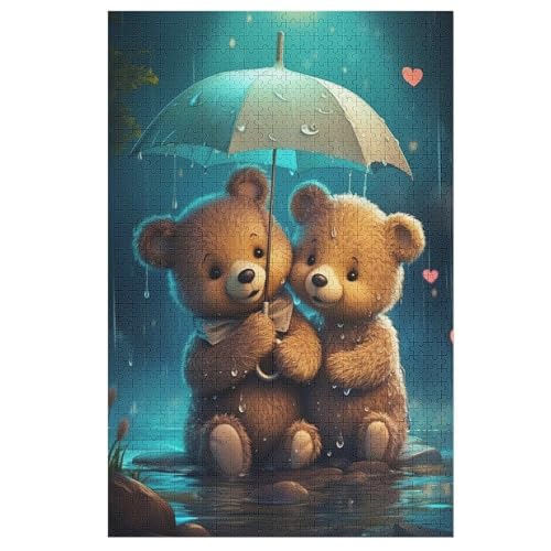 Bär Holzpuzzle - 1000 Teiliges Jigsaw Knobelspiel - Puzzle Für Erwachsene & Kinder - Outdoor & Reisespielzeug 78×53cm Bär Holzpuzzle - 1000 Teiliges Jigsaw Knobelspiel - Puzzle Für Erwachsene & Kinder - Outdoor & Reisespielzeug 78×53cm von DCCCY