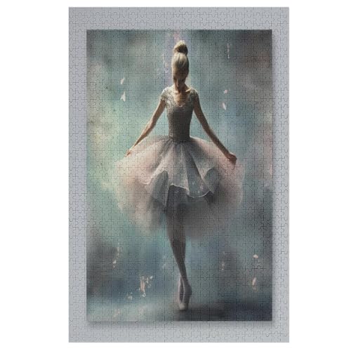 Ballett Holzpuzzle 1000 Teile Klassische Puzzles Erwachsene Kinder Puzzle DIY Kit Holzspielzeug Einzigartiges Geschenk 78×53cm Ballett Holzpuzzle 1000 Teile Klassische Puzzles Erwachsene Kinder Puzzle DIY Kit Holzspielzeug Einzigartiges Geschenk 78×53cm von DCCCY