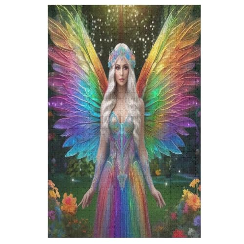 Beautiful Engel -Puzzle, 1000 Teile,Holzpuzzle Für Erwachsene Kinder, Lustiges Spielzeug, Denkspiel, Bildungsspiel, 78×53cm von DCCCY