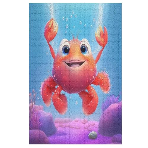 Cartoon Krabbe Puzzles 1000 Teile Erwachsener Kniffel Spaß Für Die Ganze Familie, Holzpuzzle Kinder Erwachsene, Impossible Puzzle Schwer 78×53cm Cartoon Krabbe Puzzles 1000 Teile Erwachsener Kniffel Spaß Für Die Ganze Familie, Holzpuzzle Kinder Erwachsene, Impossible Puzzle Schwer 78×53cm von DCCCY