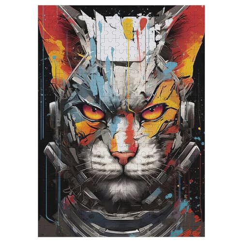 Cat Holzpuzzle - Puzzle Für Erwachsene, 300-teilige Puzzles Für Teenager Und Kinder, Herausfordernde Spiele 42×30cm Cat Holzpuzzle - Puzzle Für Erwachsene, 300-teilige Puzzles Für Teenager Und Kinder, Herausfordernde Spiele 42×30cm von DCCCY