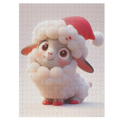Cute Sheep Holzpuzzle - Puzzle Für Erwachsene, 500-teilige Puzzles Für Teenager Und Kinder, Herausfordernde Spiele 55×41cm Cute Sheep Holzpuzzle - Puzzle Für Erwachsene, 500-teilige Puzzles Für Teenager Und Kinder, Herausfordernde Spiele 55×41cm von DCCCY