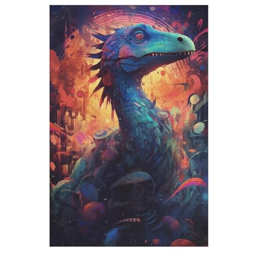 Dinosaurier Holzpuzzle - Puzzle Für Erwachsene, 1000-teilige Puzzles Für Teenager Und Kinder, Herausfordernde Spiele 78×53cm Dinosaurier Holzpuzzle - Puzzle Für Erwachsene, 1000-teilige Puzzles Für Teenager Und Kinder, Herausfordernde Spiele 78×53cm von DCCCY