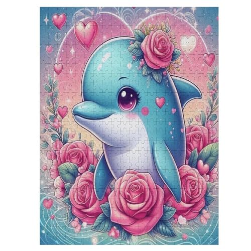 Dolphin Puzzles 500 Teile Erwachsener Kniffel Spaß Für Die Ganze Familie, Holzpuzzle Kinder Erwachsene, Impossible Puzzle Schwer 55×41cm Dolphin Puzzles 500 Teile Erwachsener Kniffel Spaß Für Die Ganze Familie, Holzpuzzle Kinder Erwachsene, Impossible Puzzle Schwer 55×41cm von DCCCY