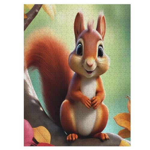 Eichhörnchen 500 Teile Premium-Puzzles Für Erwachsene Kinder- Holzpuzzles Spaß Und Lernspiele - Perfekte Puzzle-Geschenke 55×41cm Eichhörnchen 500 Teile Premium-Puzzles Für Erwachsene Kinder- Holzpuzzles Spaß Und Lernspiele - Perfekte Puzzle-Geschenke 55×41cm von DCCCY