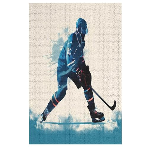Eishockey Puzzle 1000 Teile, Holzpuzzle Herausforderndes Geschicklichkeitsspiel Für Die Ganze Familie, Kinder Erwachsenenpuzzle Ab 12 Jahren 78×53cm Eishockey Puzzle 1000 Teile, Holzpuzzle Herausforderndes Geschicklichkeitsspiel Für Die Ganze Familie, Kinder Erwachsenenpuzzle Ab 12 Jahren 78×53cm von DCCCY
