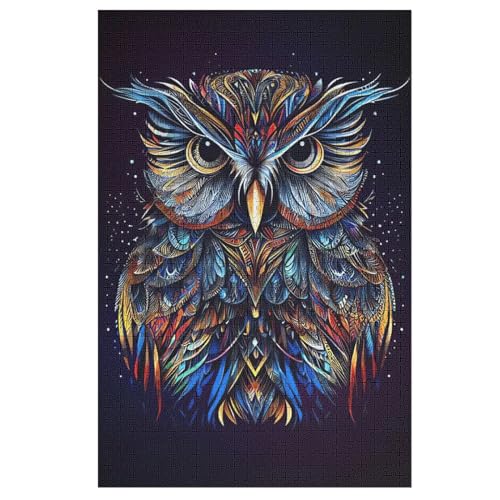 Eule -Puzzle, 1000 Teile,Holzpuzzle Für Erwachsene Kinder, Lustiges Spielzeug, Denkspiel, Bildungsspiel, 78×53cm Eule -Puzzle, 1000 Teile,Holzpuzzle Für Erwachsene Kinder, Lustiges Spielzeug, Denkspiel, Bildungsspiel, 78×53cm von DCCCY