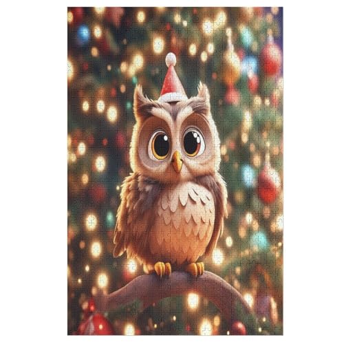 Eule Puzzle 1000 Teile, Holzpuzzle Für Erwachsene Kinder, Impossible Puzzles, Geschicklichkeitsspiel Für Die Ganze Familie 78×53cm Eule Puzzle 1000 Teile, Holzpuzzle Für Erwachsene Kinder, Impossible Puzzles, Geschicklichkeitsspiel Für Die Ganze Familie 78×53cm von DCCCY