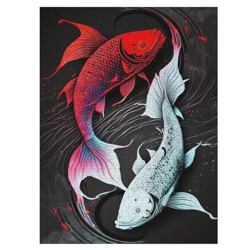 Fisch Holzpuzzle 500 Teile Klassische Puzzles Erwachsene Kinder Puzzle DIY Kit Holzspielzeug Einzigartiges Geschenk 55×41cm Fisch Holzpuzzle 500 Teile Klassische Puzzles Erwachsene Kinder Puzzle DIY Kit Holzspielzeug Einzigartiges Geschenk 55×41cm von DCCCY