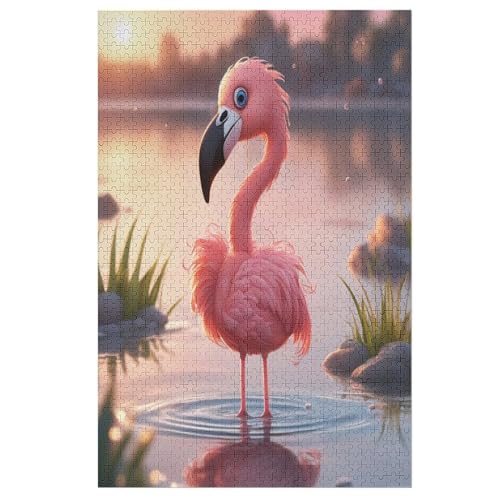 Flamingo Puzzle 1000 Teile, Holzpuzzle Herausforderndes Geschicklichkeitsspiel Für Die Ganze Familie, Kinder Erwachsenenpuzzle Ab 12 Jahren 78×53cm Flamingo Puzzle 1000 Teile, Holzpuzzle Herausforderndes Geschicklichkeitsspiel Für Die Ganze Familie, Kinder Erwachsenenpuzzle Ab 12 Jahren 78×53cm von DCCCY