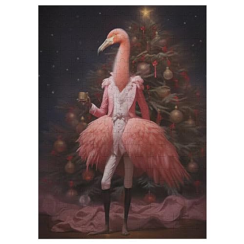Flamingo Puzzle 300 Teile, Holzpuzzle Für Erwachsene Kinder, Impossible Puzzles, Geschicklichkeitsspiel Für Die Ganze Familie 42×30cm Flamingo Puzzle 300 Teile, Holzpuzzle Für Erwachsene Kinder, Impossible Puzzles, Geschicklichkeitsspiel Für Die Ganze Familie 42×30cm von DCCCY