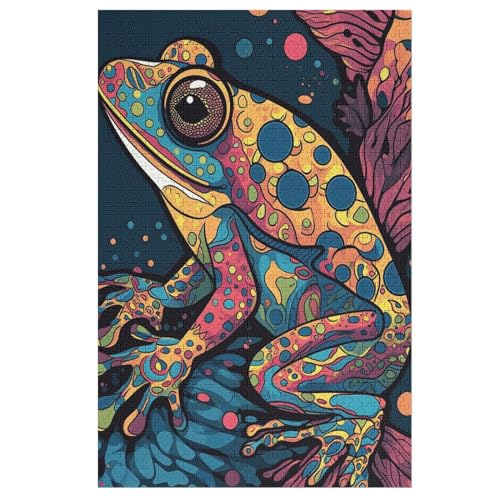Frosch Puzzles Für Erwachsene, 1000-teiliges Holzpuzzle, Geeignet Für Kinder Ab 12 Jahren, Die Pädagogische Puzzle Lernen 78×53cm Frosch Puzzles Für Erwachsene, 1000-teiliges Holzpuzzle, Geeignet Für Kinder Ab 12 Jahren, Die Pädagogische Puzzle Lernen 78×53cm von DCCCY