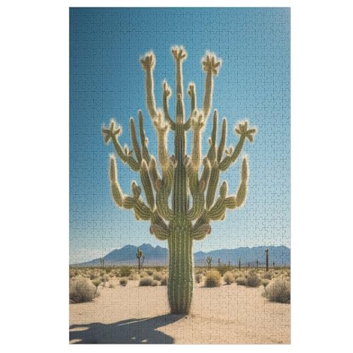 Für Erwachsene 1000-Teiliges Cactus -Puzzles, Holzbrett-Puzzle, Für Kinder, Geschenke, 78×53cm Für Erwachsene 1000-Teiliges Cactus -Puzzles, Holzbrett-Puzzle, Für Kinder, Geschenke, 78×53cm von DCCCY