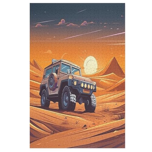 Geländewagen Puzzle 1000 Teile, Holzpuzzle Herausforderndes Geschicklichkeitsspiel Für Die Ganze Familie, Kinder Erwachsenenpuzzle Ab 12 Jahren 78×53cm Geländewagen Puzzle 1000 Teile, Holzpuzzle Herausforderndes Geschicklichkeitsspiel Für Die Ganze Familie, Kinder Erwachsenenpuzzle Ab 12 Jahren 78×53cm von DCCCY