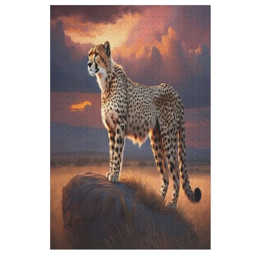 Gepard Puzzles 1000 Teile Erwachsener Kniffel Spaß Für Die Ganze Familie, Holzpuzzle Kinder Erwachsene, Impossible Puzzle Schwer 78×53cm Gepard Puzzles 1000 Teile Erwachsener Kniffel Spaß Für Die Ganze Familie, Holzpuzzle Kinder Erwachsene, Impossible Puzzle Schwer 78×53cm von DCCCY