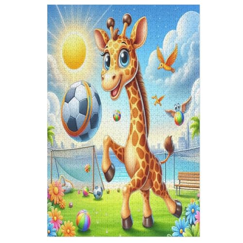 Giraffe Holzpuzzle 1000 Teile, Knobelspiele Für Erwachsene, Teenager, Puzzles Unmögliche - Kinder Puzzle Zimmer Deko 78×53cm Giraffe Holzpuzzle 1000 Teile, Knobelspiele Für Erwachsene, Teenager, Puzzles Unmögliche - Kinder Puzzle Zimmer Deko 78×53cm von DCCCY