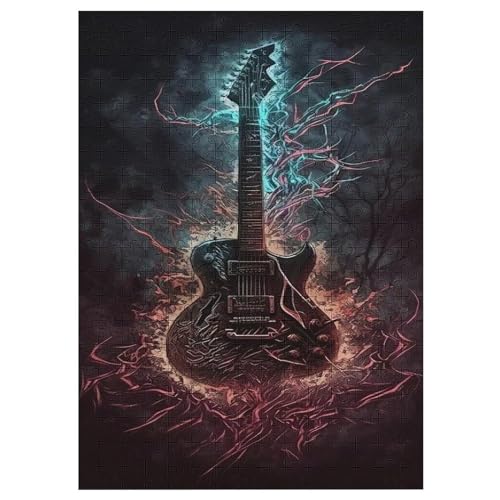 Gitarren Holzpuzzle 300 Teile Klassische Puzzles Erwachsene Kinder Puzzle DIY Kit Holzspielzeug Einzigartiges Geschenk 42×30cm Gitarren Holzpuzzle 300 Teile Klassische Puzzles Erwachsene Kinder Puzzle DIY Kit Holzspielzeug Einzigartiges Geschenk 42×30cm von DCCCY