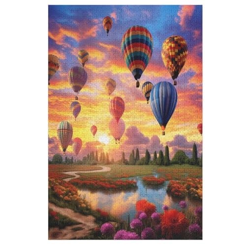 Heißluftballon Holzpuzzle 1000 Teile, Knobelspiele Für Erwachsene, Teenager, Puzzles Unmögliche - Kinder Puzzle Zimmer Deko 78×53cm Heißluftballon Holzpuzzle 1000 Teile, Knobelspiele Für Erwachsene, Teenager, Puzzles Unmögliche - Kinder Puzzle Zimmer Deko 78×53cm von DCCCY