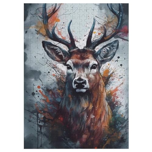 Hirsch 300 Teile Premium-Puzzles Für Erwachsene Kinder- Holzpuzzles Spaß Und Lernspiele - Perfekte Puzzle-Geschenke 42×30cm Hirsch 300 Teile Premium-Puzzles Für Erwachsene Kinder- Holzpuzzles Spaß Und Lernspiele - Perfekte Puzzle-Geschenke 42×30cm von DCCCY