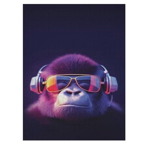 Holzpuzzle Chimpanzees Puzzle 500 Teile Erwachsene Klassische Pädagogisches Spielzeug Kinder Lernspiel Herausforderndes Puzzles 55×41cm Holzpuzzle Chimpanzees Puzzle 500 Teile Erwachsene Klassische Pädagogisches Spielzeug Kinder Lernspiel Herausforderndes Puzzles 55×41cm von DCCCY