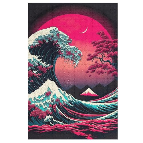 Holzpuzzle Große Welle Strand Sonnenuntergang Puzzle 1000 Teile Erwachsene Klassische Pädagogisches Spielzeug Kinder Herausforderndes Puzzles 78×53cm Holzpuzzle Große Welle Strand Sonnenuntergang Puzzle 1000 Teile Erwachsene Klassische Pädagogisches Spielzeug Kinder Herausforderndes Puzzles 78×53cm von DCCCY