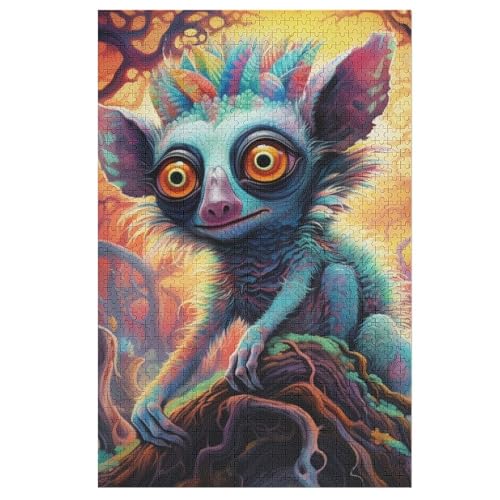 Holzpuzzle Niedlicher Lemur Puzzle 1000 Teile Erwachsene Klassische Pädagogisches Spielzeug Kinder Lernspiel Herausforderndes Puzzles 78×53cm Holzpuzzle Niedlicher Lemur Puzzle 1000 Teile Erwachsene Klassische Pädagogisches Spielzeug Kinder Lernspiel Herausforderndes Puzzles 78×53cm von DCCCY