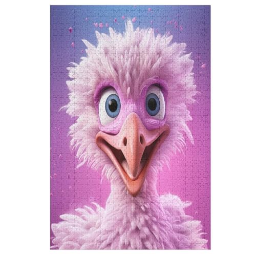Holzpuzzle Strauß Puzzle 1000 Teile Erwachsene Klassische Pädagogisches Spielzeug Kinder Lernspiel Herausforderndes Puzzles 78×53cm von DCCCY
