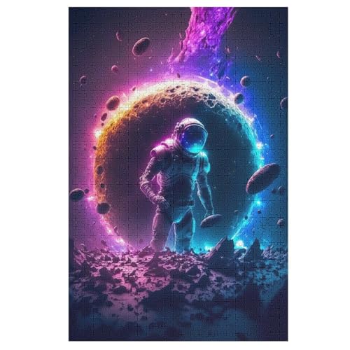 Holzpuzzles 1000 Teile Astronaut -Puzzle Für Jungen Und Mädchen, Schwierigkeitsgrad, Lernspiele, Familienspielzeug 78×53cm Holzpuzzles 1000 Teile Astronaut -Puzzle Für Jungen Und Mädchen, Schwierigkeitsgrad, Lernspiele, Familienspielzeug 78×53cm von DCCCY