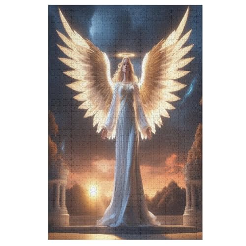 Holzpuzzles 1000 Teile Engel -Puzzle Für Jungen Und Mädchen, Schwierigkeitsgrad, Lernspiele, Familienspielzeug 78×53cm Holzpuzzles 1000 Teile Engel -Puzzle Für Jungen Und Mädchen, Schwierigkeitsgrad, Lernspiele, Familienspielzeug 78×53cm von DCCCY