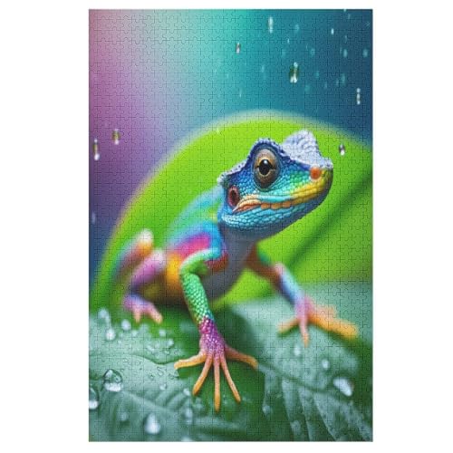 Holzpuzzles 1000 Teile Frosch -Puzzle Für Jungen Und Mädchen, Schwierigkeitsgrad, Lernspiele, Familienspielzeug 78×53cm Holzpuzzles 1000 Teile Frosch -Puzzle Für Jungen Und Mädchen, Schwierigkeitsgrad, Lernspiele, Familienspielzeug 78×53cm von DCCCY