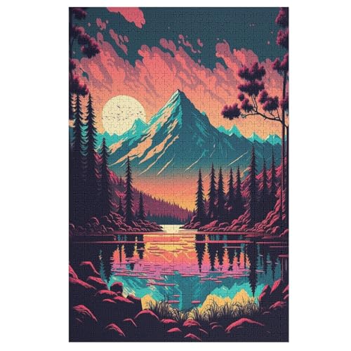 Holzpuzzles 1000 Teile Mount Fuji, Japan -Puzzle Für Jungen Und Mädchen, Schwierigkeitsgrad, Lernspiele, Familienspielzeug 78×53cm Holzpuzzles 1000 Teile Mount Fuji, Japan -Puzzle Für Jungen Und Mädchen, Schwierigkeitsgrad, Lernspiele, Familienspielzeug 78×53cm von DCCCY