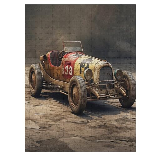 Holzpuzzles 500 Teile Antique Car -Puzzle Für Jungen Und Mädchen, Schwierigkeitsgrad, Lernspiele, Familienspielzeug 55×41cm Holzpuzzles 500 Teile Antique Car -Puzzle Für Jungen Und Mädchen, Schwierigkeitsgrad, Lernspiele, Familienspielzeug 55×41cm von DCCCY