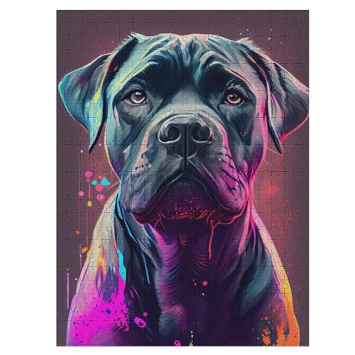 Holzpuzzles 500 Teile Cane Corso Bunt -Puzzle Für Jungen Und Mädchen, Schwierigkeitsgrad, Lernspiele, Familienspielzeug 55×41cm Holzpuzzles 500 Teile Cane Corso Bunt -Puzzle Für Jungen Und Mädchen, Schwierigkeitsgrad, Lernspiele, Familienspielzeug 55×41cm von DCCCY