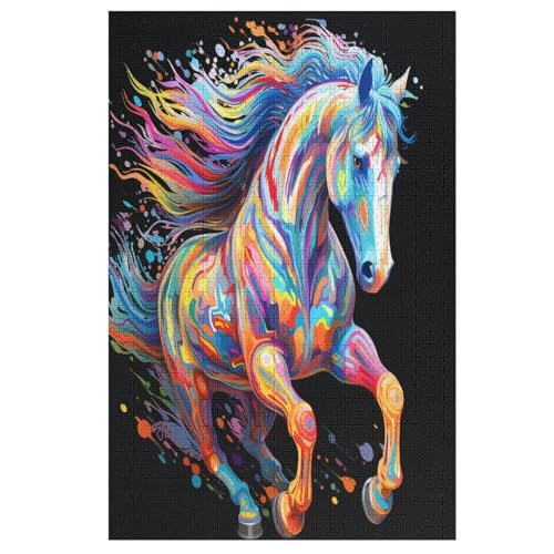 Horse 1000 Teile Holzpuzzle,einzigartiges Puzzle, Geschenk Für Erwachsene,Familienspiel,Herausforderungsaktivität,78×53cm Horse 1000 Teile Holzpuzzle,einzigartiges Puzzle, Geschenk Für Erwachsene,Familienspiel,Herausforderungsaktivität,78×53cm von DCCCY