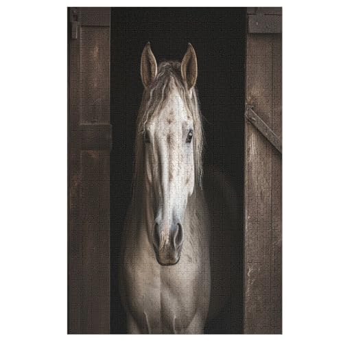 Horse Puzzle 1000 Teile, Holzpuzzle Herausforderndes Geschicklichkeitsspiel Für Die Ganze Familie, Kinder Erwachsenenpuzzle Ab 12 Jahren 78×53cm Horse Puzzle 1000 Teile, Holzpuzzle Herausforderndes Geschicklichkeitsspiel Für Die Ganze Familie, Kinder Erwachsenenpuzzle Ab 12 Jahren 78×53cm von DCCCY
