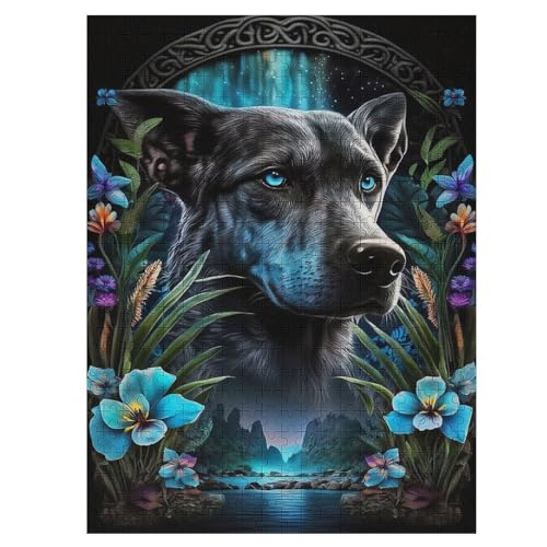 Hund Holzpuzzle 500 Teile Klassische Puzzles Erwachsene Kinder Puzzle DIY Kit Holzspielzeug Einzigartiges Geschenk 55×41cm Hund Holzpuzzle 500 Teile Klassische Puzzles Erwachsene Kinder Puzzle DIY Kit Holzspielzeug Einzigartiges Geschenk 55×41cm von DCCCY