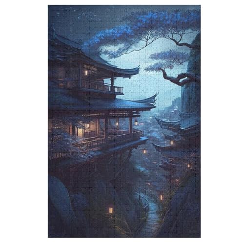 Japan Style Holzpuzzle 1000 Teile Klassische Puzzles Erwachsene Kinder Puzzle DIY Kit Holzspielzeug Einzigartiges Geschenk 78×53cm Japan Style Holzpuzzle 1000 Teile Klassische Puzzles Erwachsene Kinder Puzzle DIY Kit Holzspielzeug Einzigartiges Geschenk 78×53cm von DCCCY