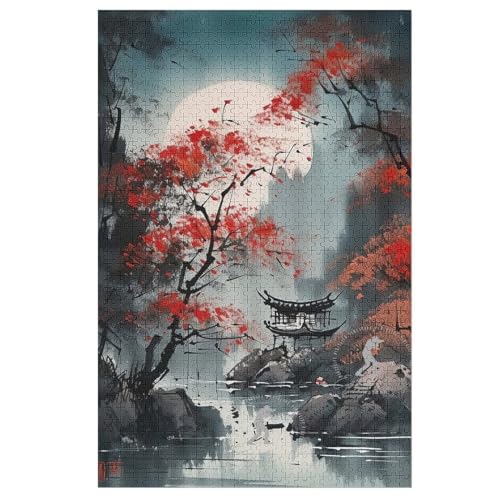 Japan Style Holzpuzzle Erwachsene - 1000 Teiliges Jigsaw Knobelspiel - Puzzle Für Erwachsene & Kinder - Outdoor & Reisespielzeug 78×53cm Japan Style Holzpuzzle Erwachsene - 1000 Teiliges Jigsaw Knobelspiel - Puzzle Für Erwachsene & Kinder - Outdoor & Reisespielzeug 78×53cm von DCCCY