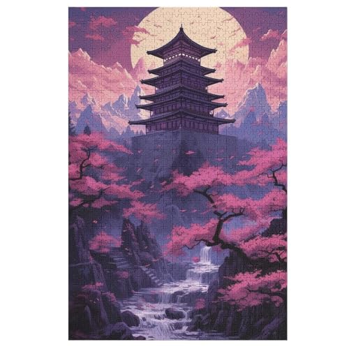 Japan Style Puzzle Für Erwachsene 1000 Teile Premium Recyceltes Brett Zum Lernen, Lernspielzeug, Familienspiele Kinder Holzpuzzle 78×53cm Japan Style Puzzle Für Erwachsene 1000 Teile Premium Recyceltes Brett Zum Lernen, Lernspielzeug, Familienspiele Kinder Holzpuzzle 78×53cm von DCCCY