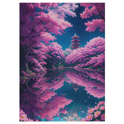 Japanese Cherry Blossoms Puzzles Für Erwachsene, 300-teiliges Holzpuzzle, Geeignet Für Kinder Ab 12 Jahren, Die Pädagogische Puzzle Lernen 42×30cm Japanese Cherry Blossoms Puzzles Für Erwachsene, 300-teiliges Holzpuzzle, Geeignet Für Kinder Ab 12 Jahren, Die Pädagogische Puzzle Lernen 42×30cm von DCCCY