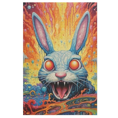 Kaninchen 1000 Teile Premium-Puzzles Für Erwachsene Kinder- Holzpuzzles Spaß Und Lernspiele - Perfekte Puzzle-Geschenke 78×53cm Kaninchen 1000 Teile Premium-Puzzles Für Erwachsene Kinder- Holzpuzzles Spaß Und Lernspiele - Perfekte Puzzle-Geschenke 78×53cm von DCCCY